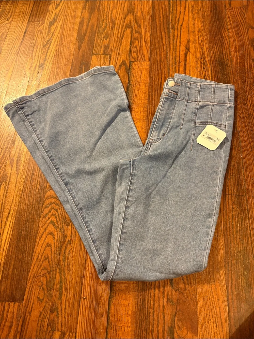 🎉NWT! Altar'd State Light Blue Flare Jeans - Picture 1 of 6